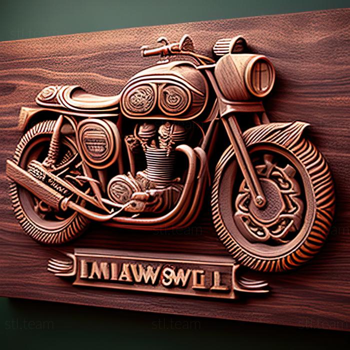 3D модель Kawasaki W800 Cafe (STL)